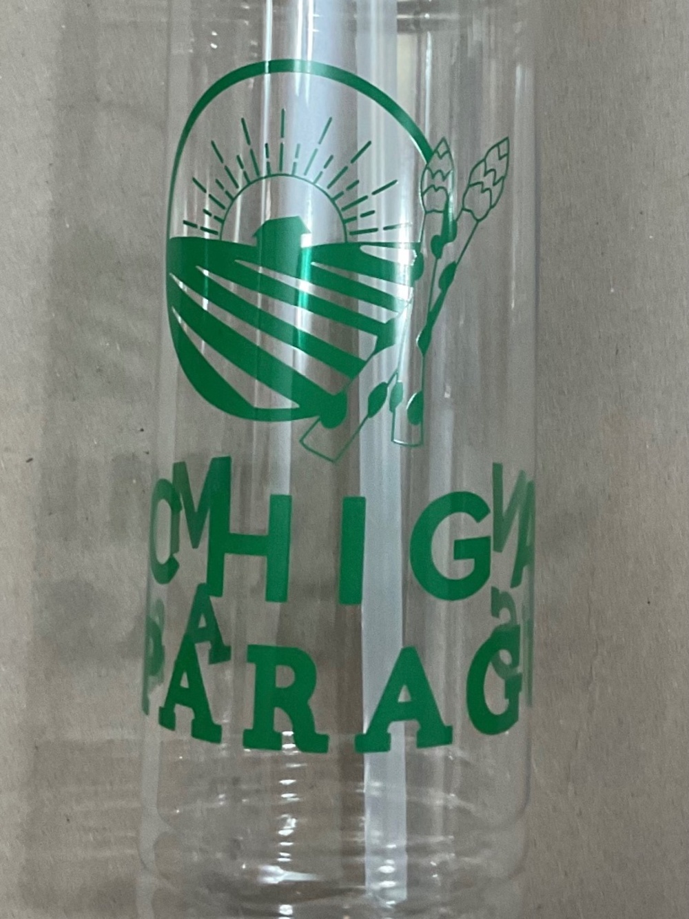 Michigan Asparagus branded Tumbler, BPA Free